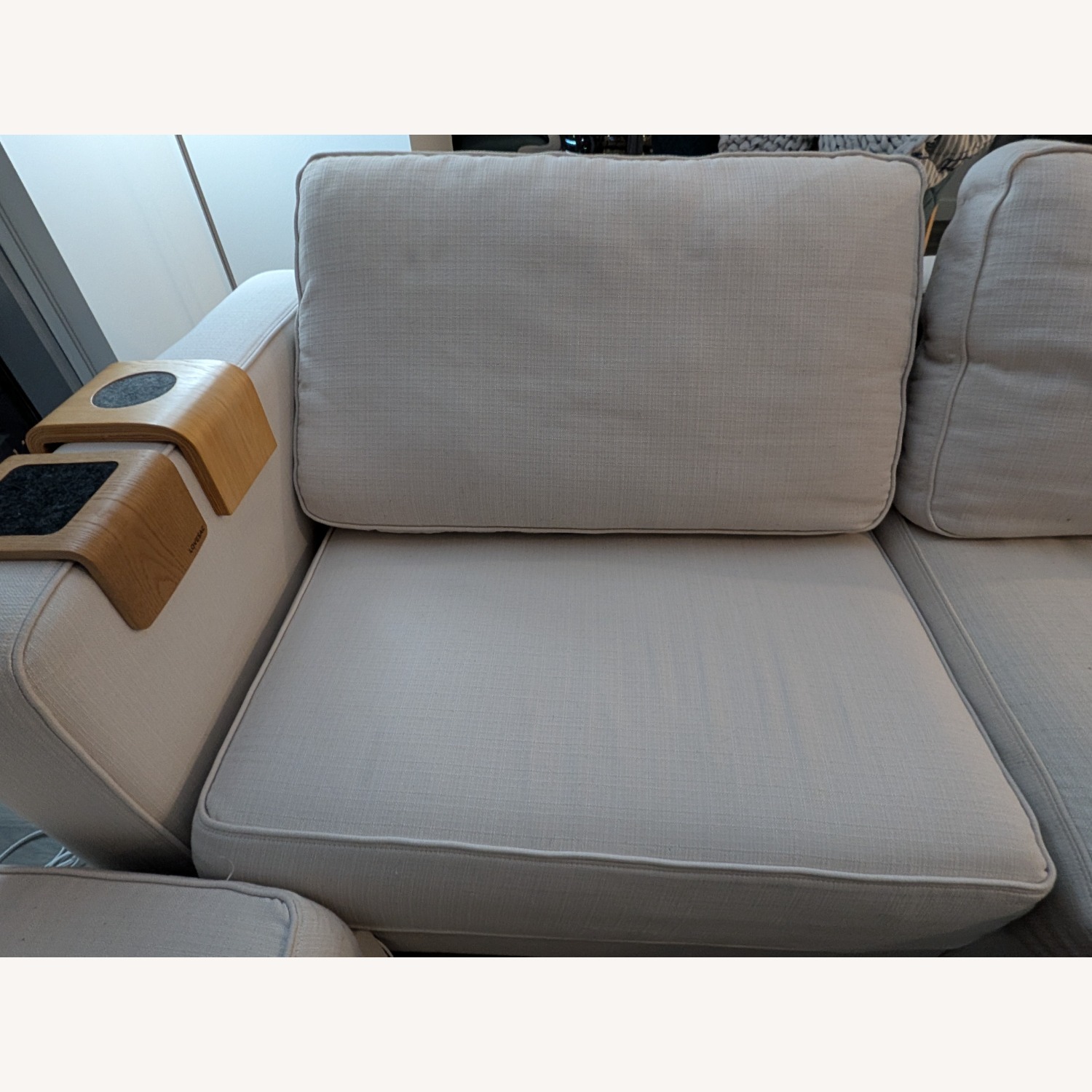 5 Seat Lovesac Sactional with Storage Seats - image-3