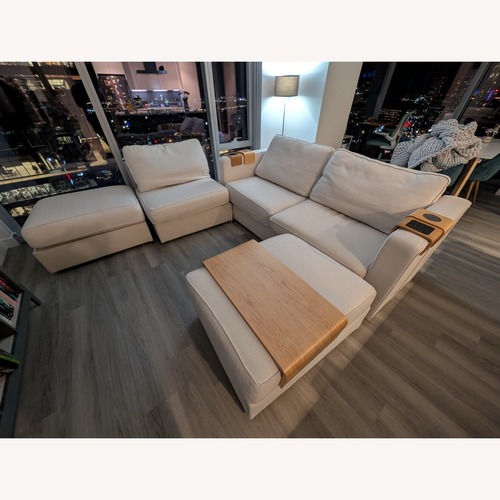 Used 5 Seat Lovesac Sactional with Storage Seats for sale on AptDeco