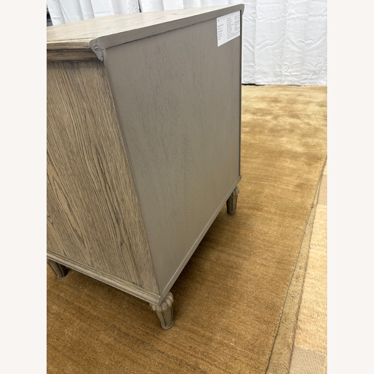 Restoration Hardware Maison Open Nightstand – 24” Antiqued Grey Oak - image-4