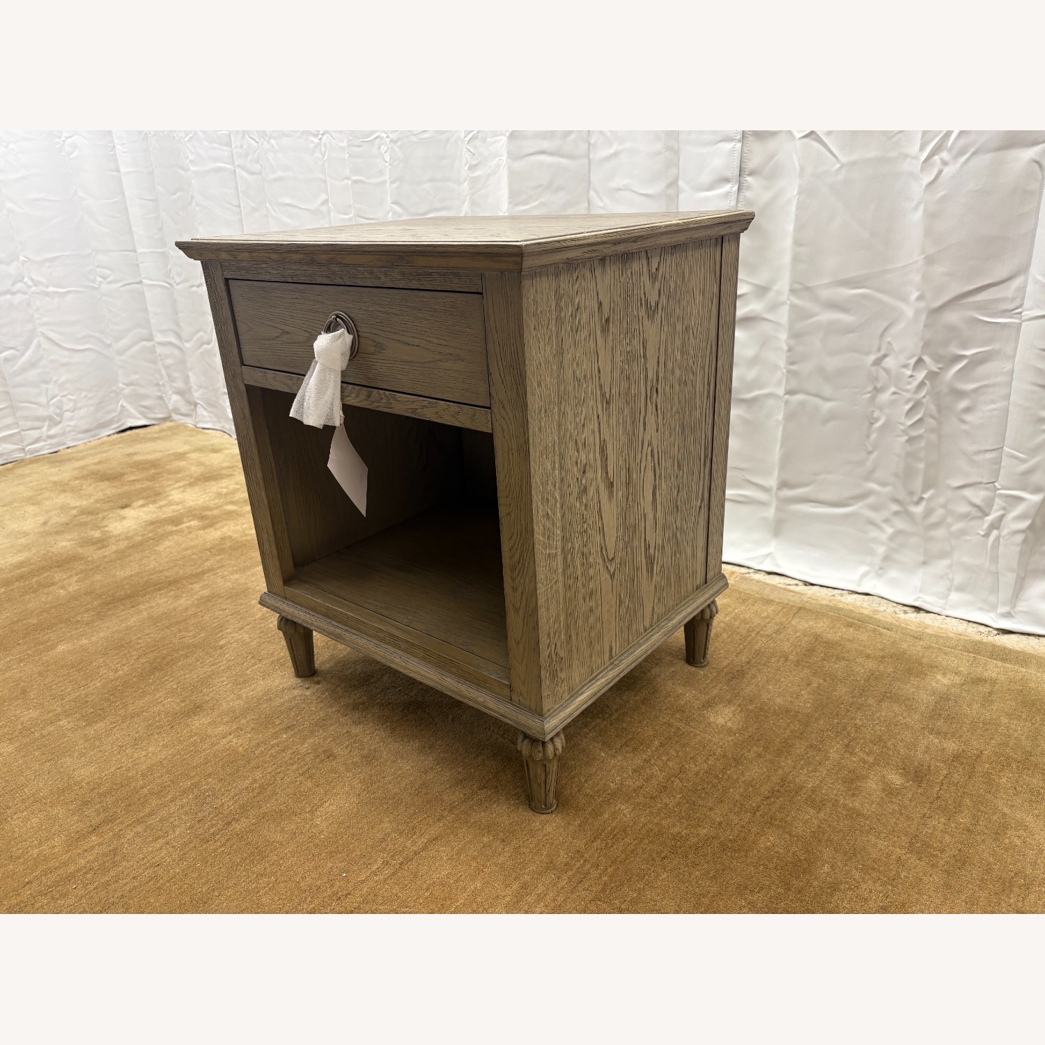 Restoration Hardware Maison Open Nightstand – 24” Antiqued Grey Oak - image-18