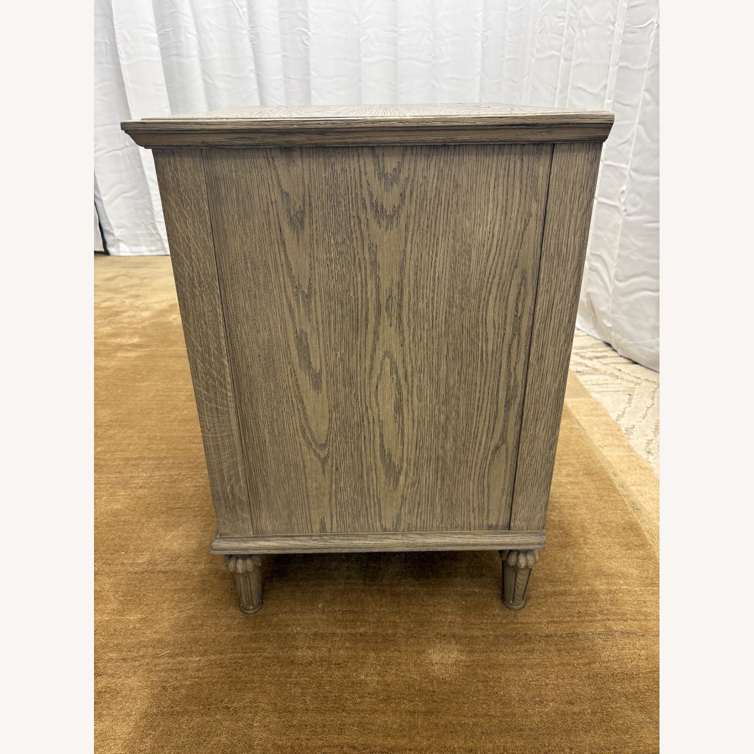 Restoration Hardware Maison Open Nightstand – 24” Antiqued Grey Oak - image-19