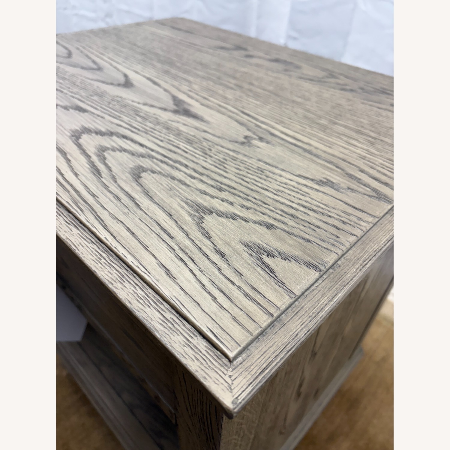 Restoration Hardware Maison Open Nightstand – 24” Antiqued Grey Oak - image-11