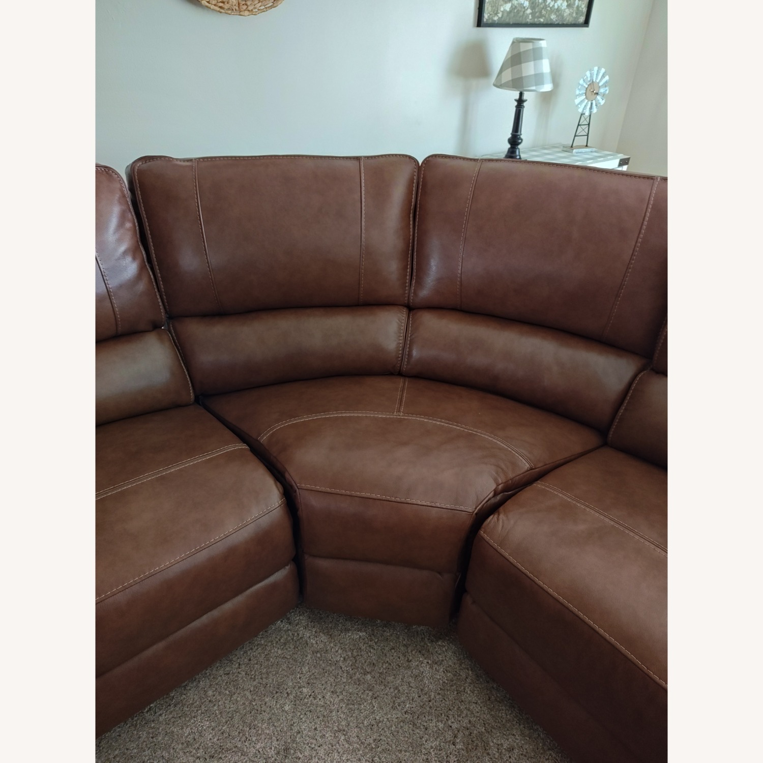 Bassett Parsons Leather 3+ Seater Sofa - image-5