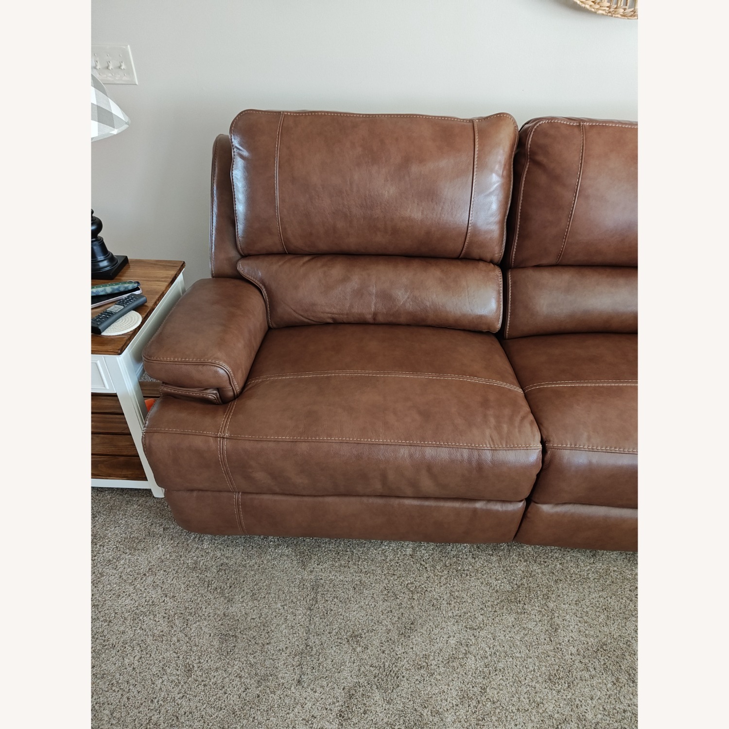 Bassett Parsons Leather 3+ Seater Sofa - image-4