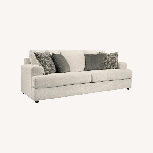 Used Turner Furniture Light Gray Fabric 3+ Seater Sofa for sale on AptDeco