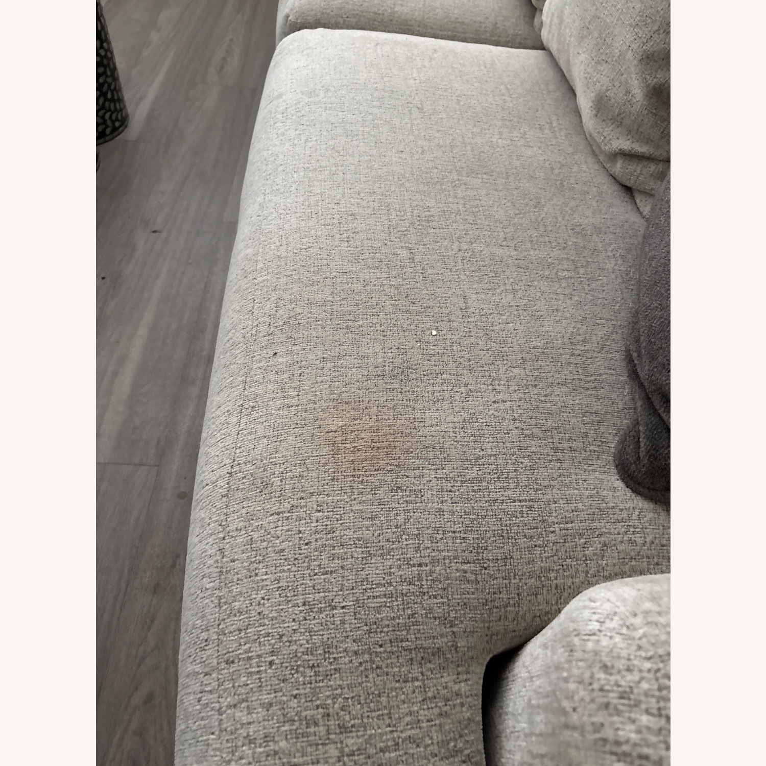 Turner Furniture Light Gray Fabric 3+ Seater Sofa - image-3