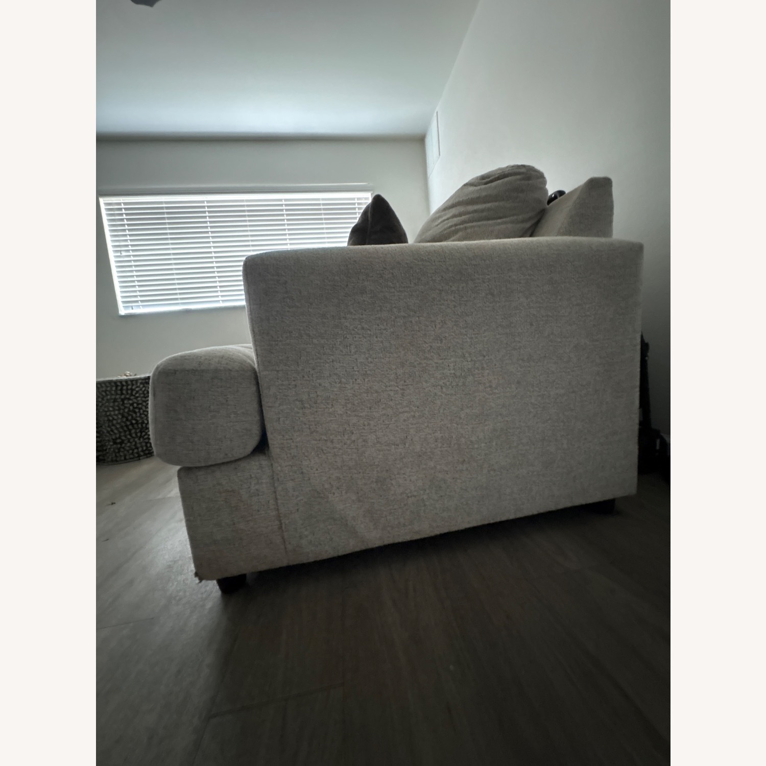 Turner Furniture Light Gray Fabric 3+ Seater Sofa - image-2