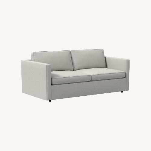 Used West Elm Harris Light Gray Fabric 2 Seater Sofa for sale on AptDeco
