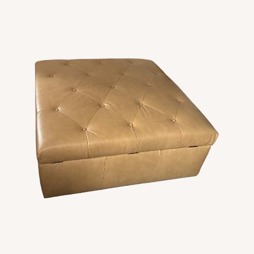 Used Bassett Ottoman  for sale on AptDeco