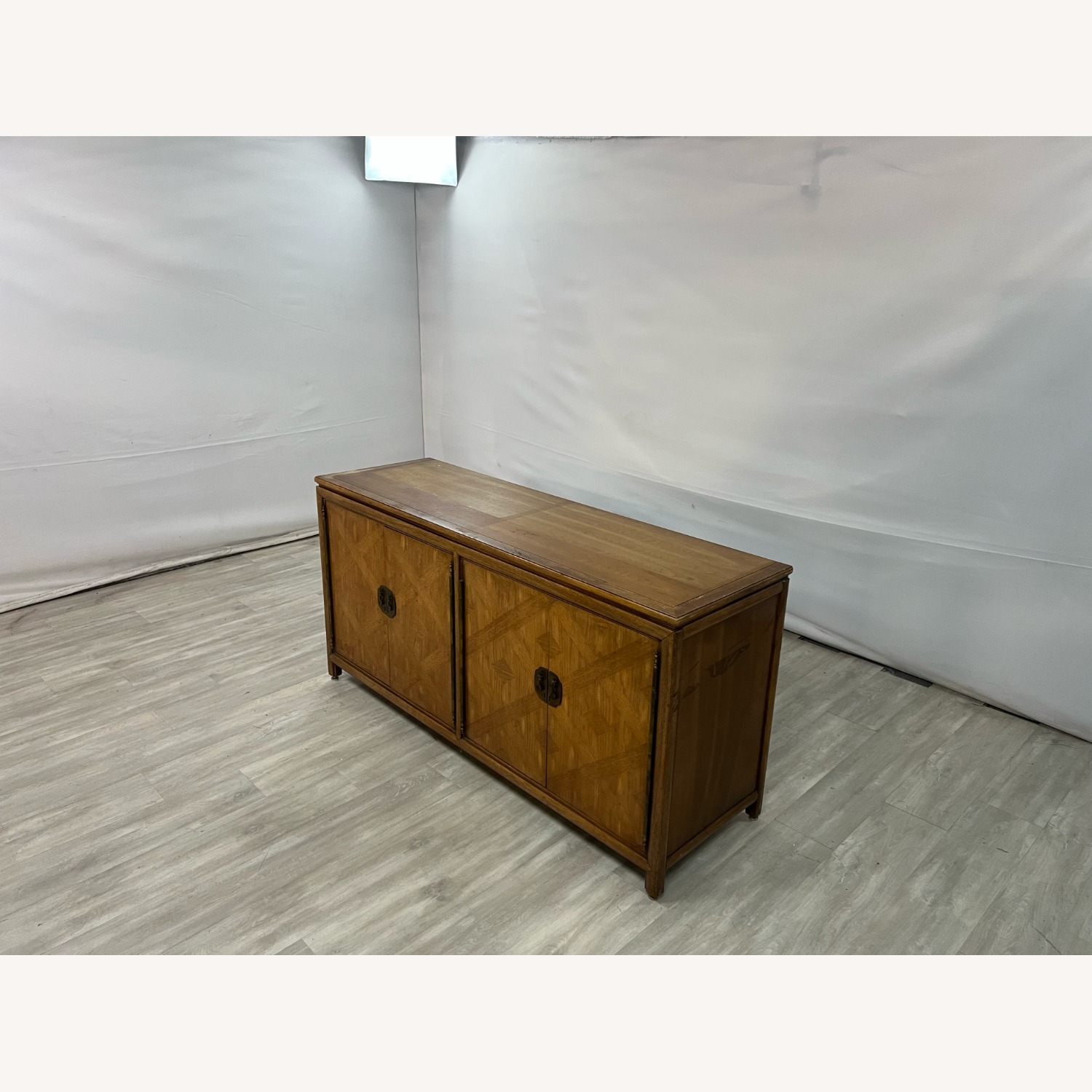DiamondParque Pecan Hollywood Regency Credenza - image-1
