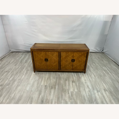 Used DiamondParque Pecan Hollywood Regency Credenza for sale on AptDeco