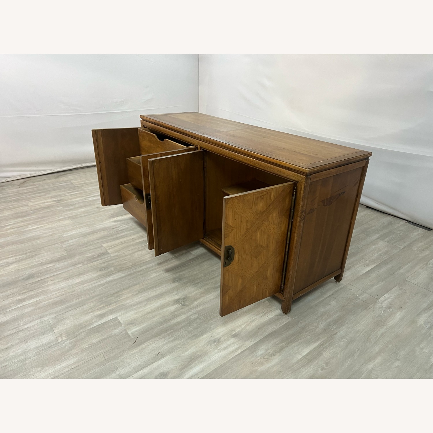 DiamondParque Pecan Hollywood Regency Credenza - image-4