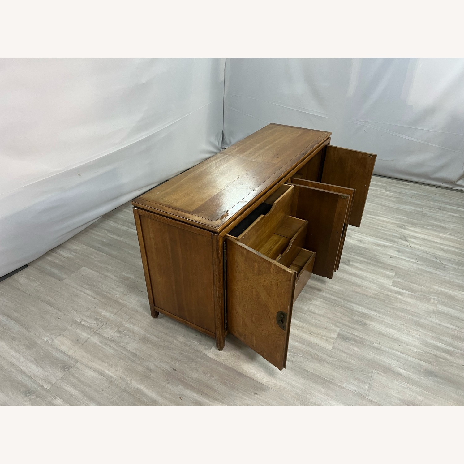 DiamondParque Pecan Hollywood Regency Credenza - image-5