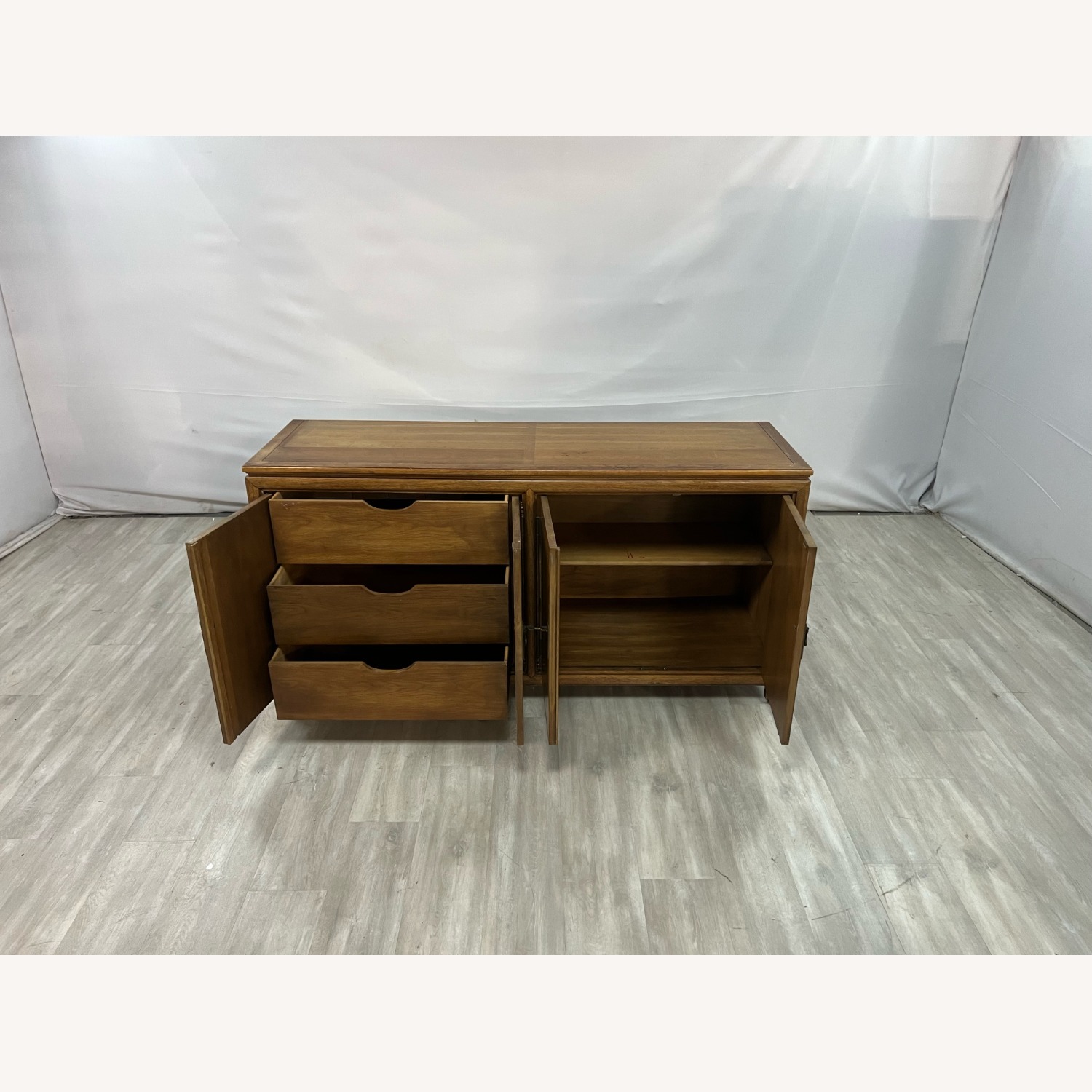 DiamondParque Pecan Hollywood Regency Credenza - image-3