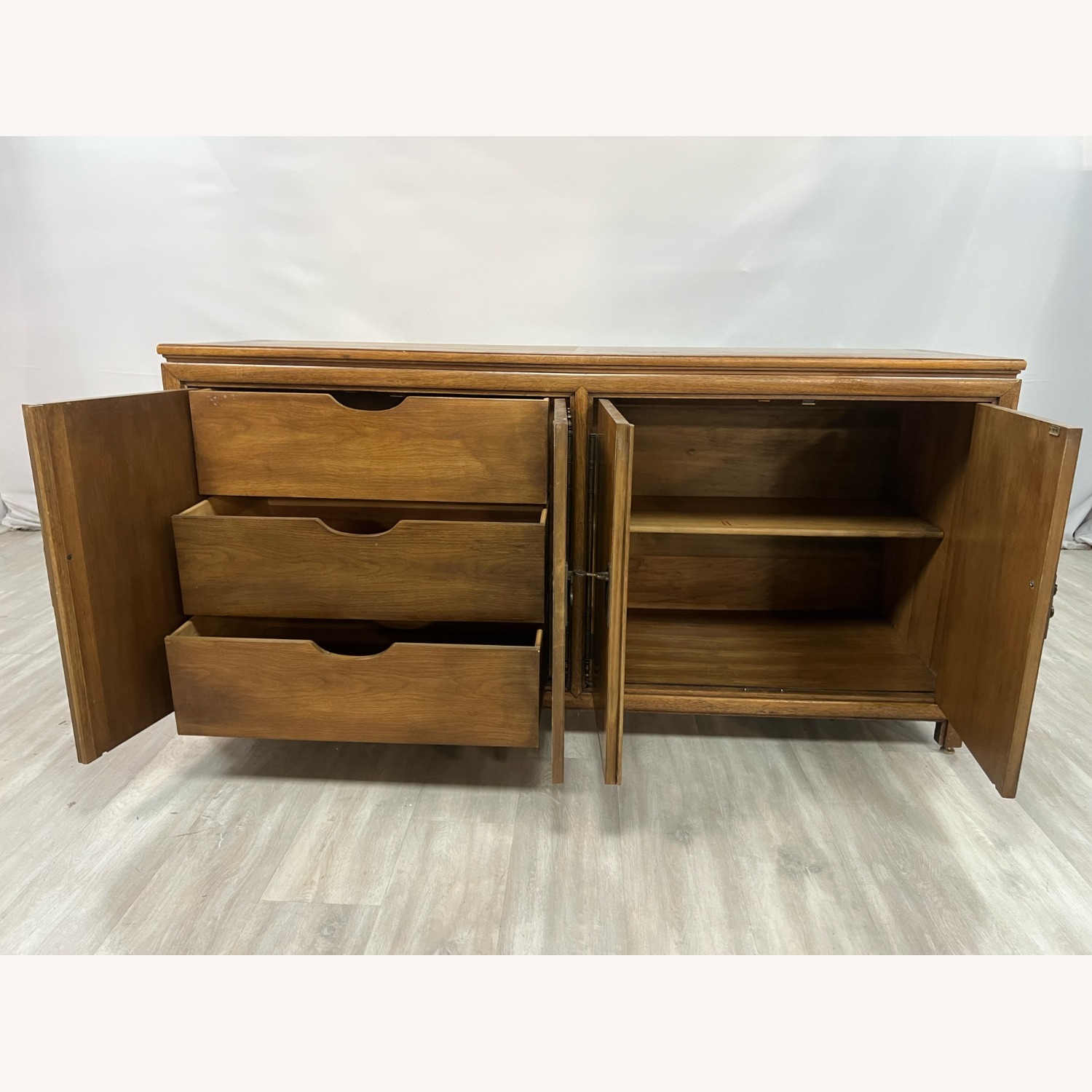 DiamondParque Pecan Hollywood Regency Credenza - image-7