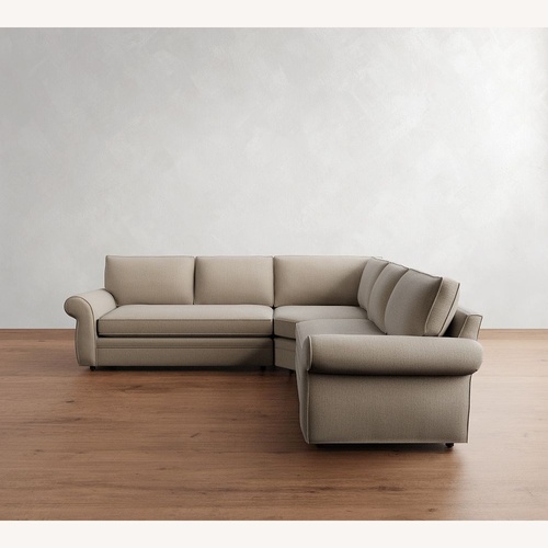 Used Pottery Barn Pierce Dark Gray 3+ Piece Sectional for sale on AptDeco