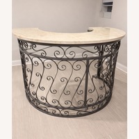 Taylor Made Custom Furniture Light Gray Desk