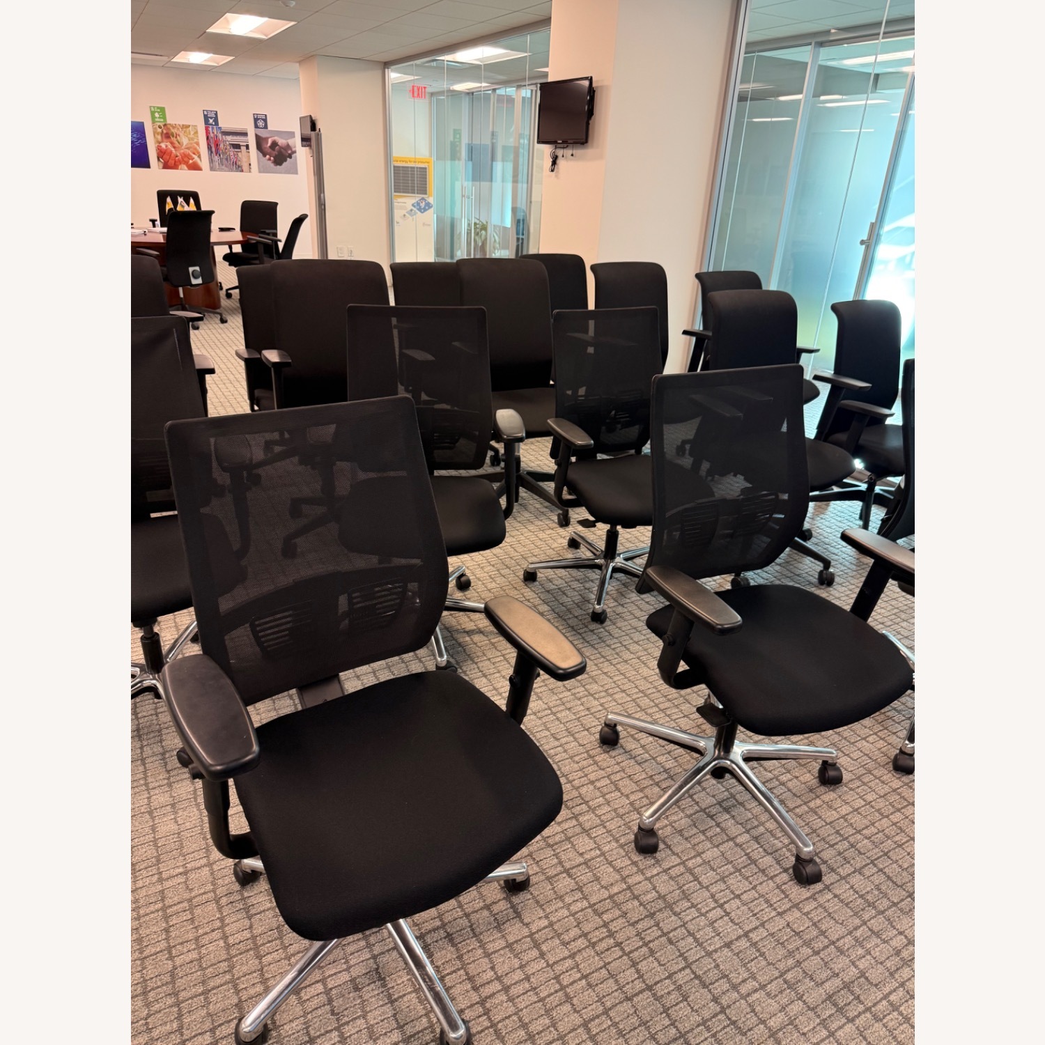 Black Office Chairs - image-4