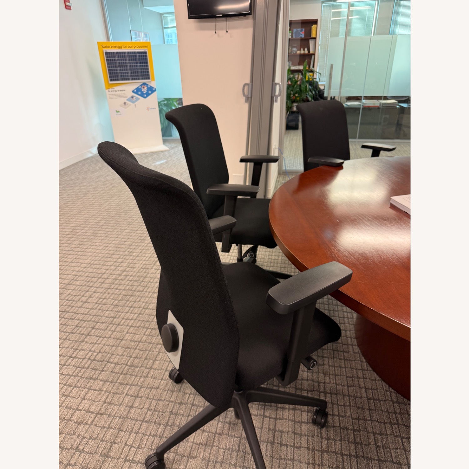 Black Office Chairs - image-2