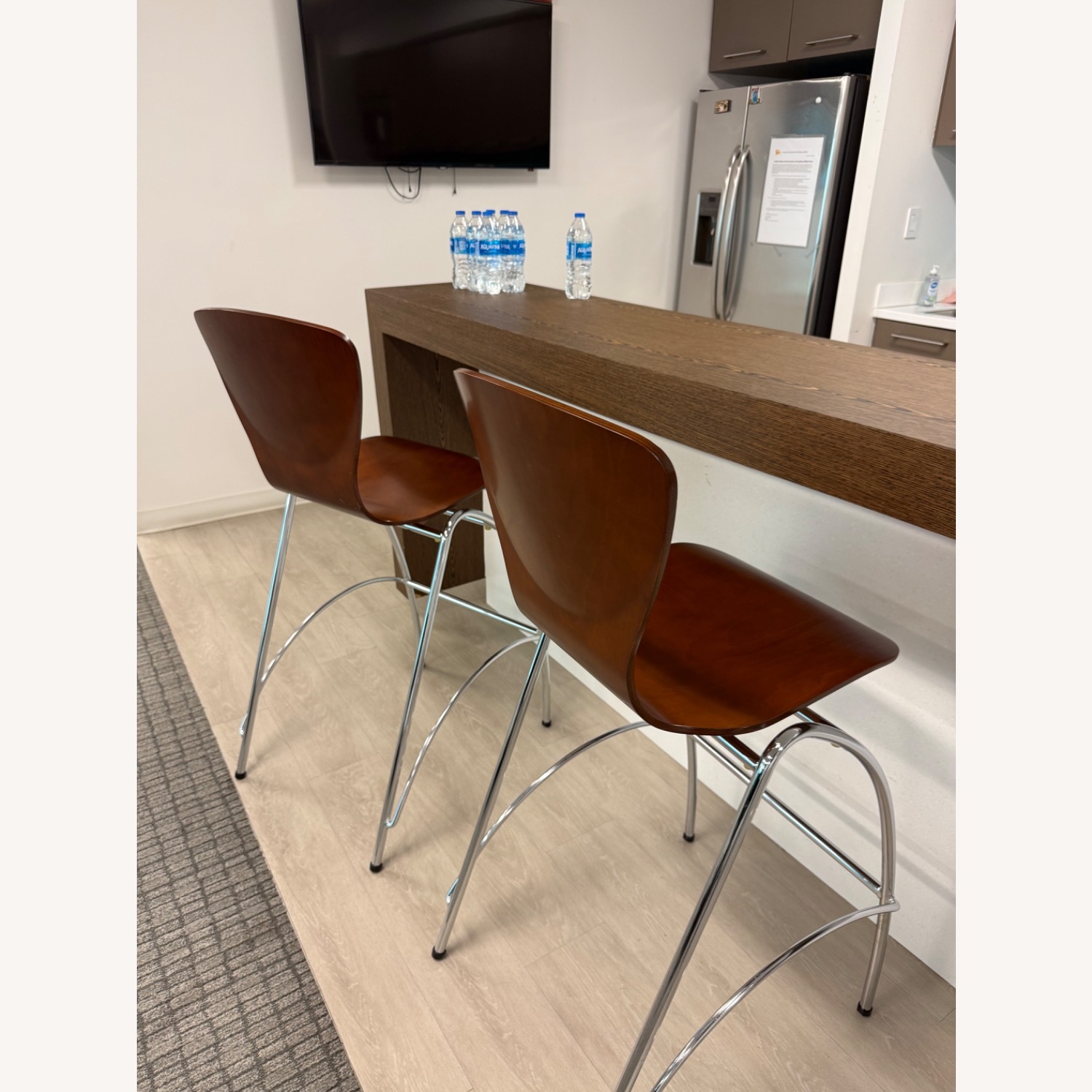 Light Brown Wood Dining Chairs - image-2