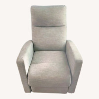 Light Gray Fabric Recliner