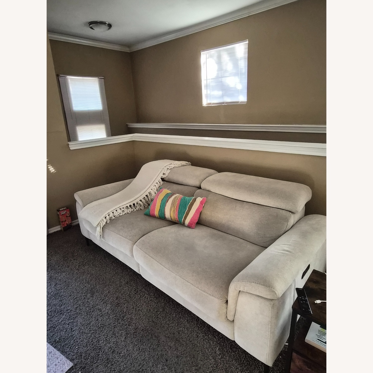 Rooms To Go Weatherford White 2 Seater Sofa - image-2