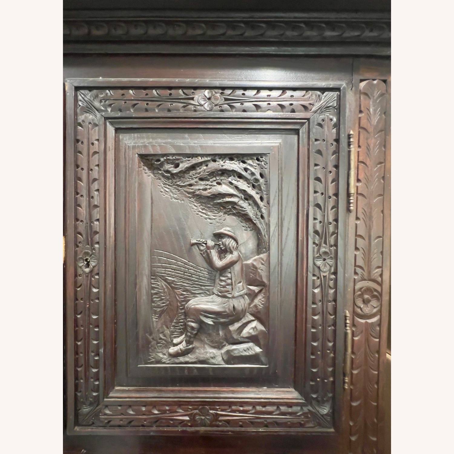 Natural Wood Armoire - image-4