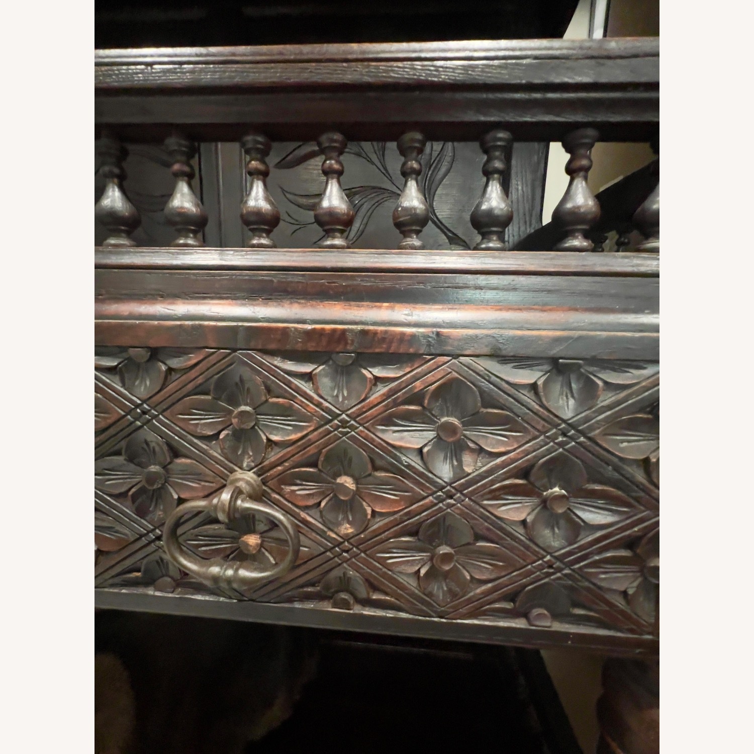 Natural Wood Armoire - image-8