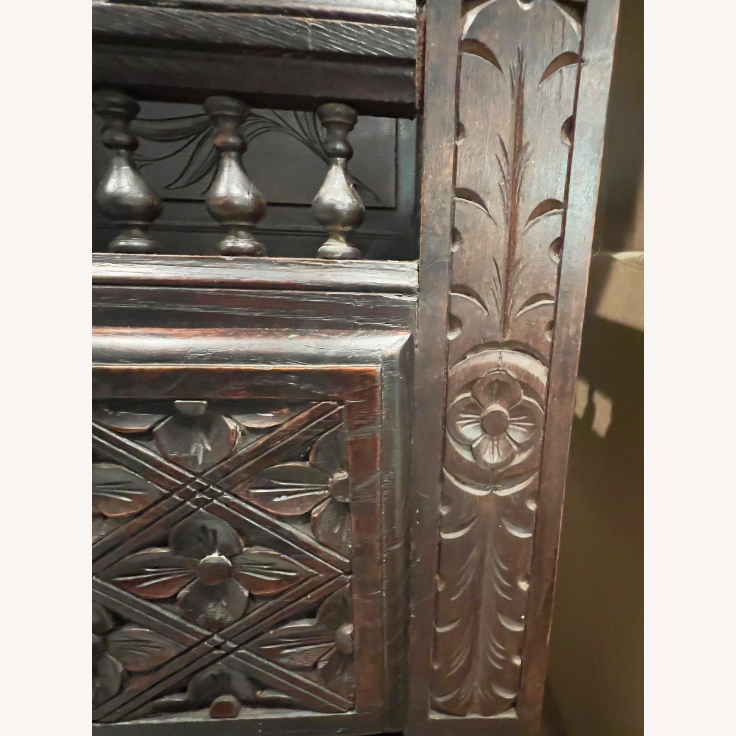 Natural Wood Armoire - image-7