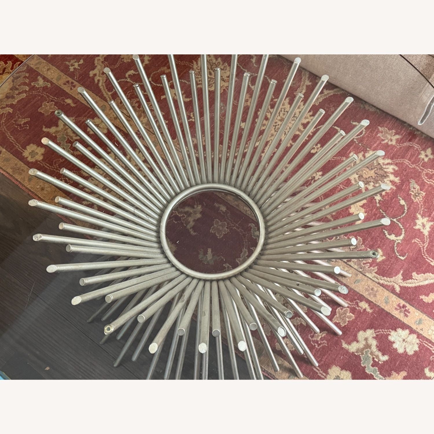 Modern Metal and Glass Coffee Table - image-3