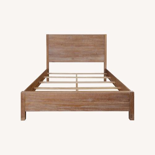 Used Wayfair Montauk Natural Wood Headboard for sale on AptDeco