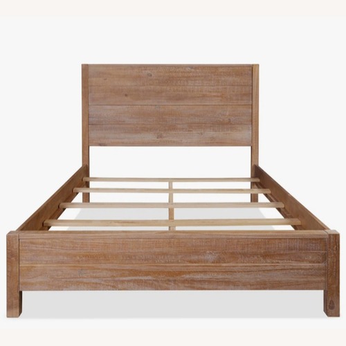 Used Wayfair Montauk Natural Wood Headboard for sale on AptDeco