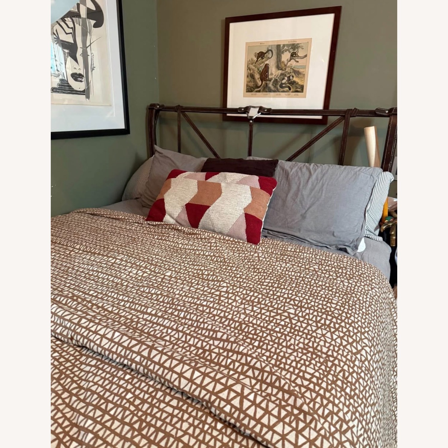 Vintage Hermes Bridal Strap Wrought Iron Bed - image-1