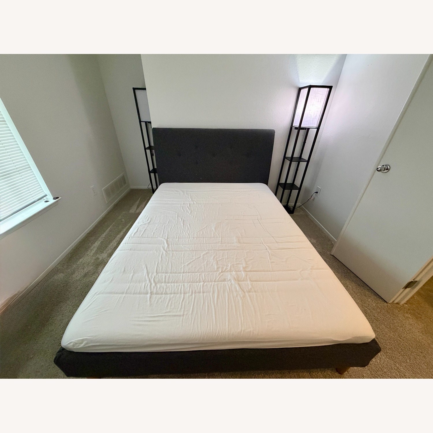 IKEA IDANÄS Dark Gray Queen Bed - image-2