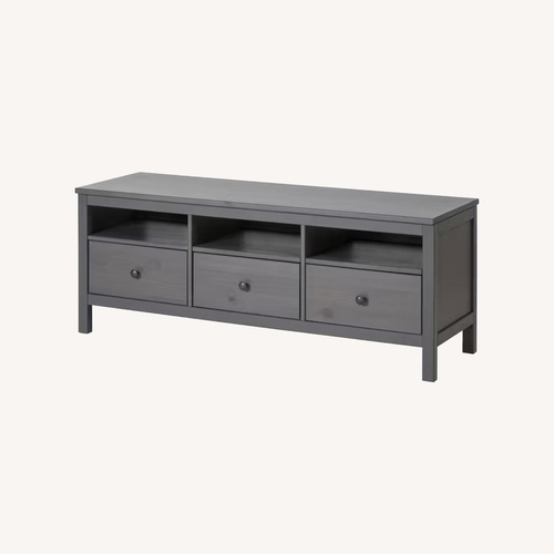 Used IKEA HEMNES Dark Gray Media Storage for sale on AptDeco