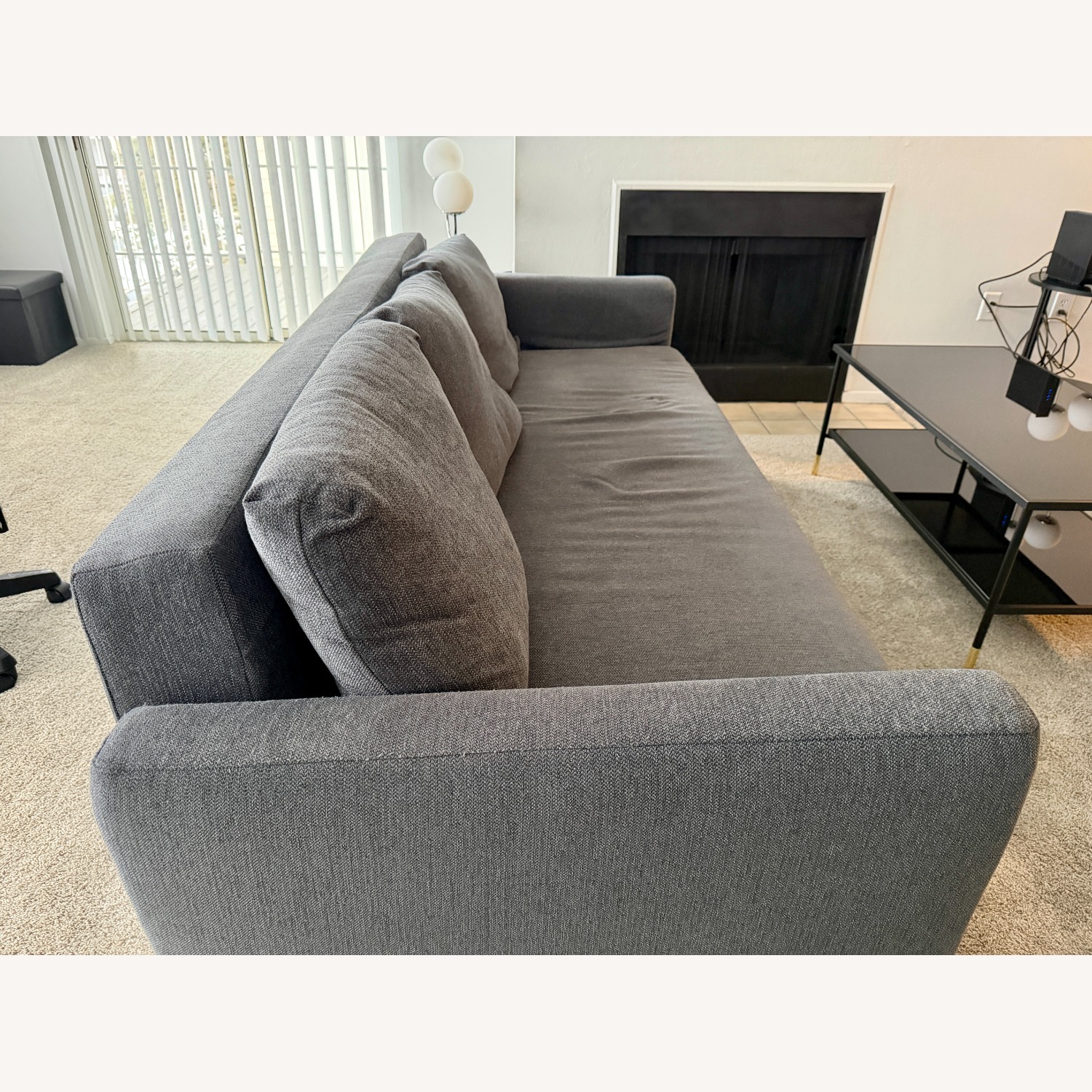 IKEA FRIHETEN Dark Gray Sleeper Sofa - image-2