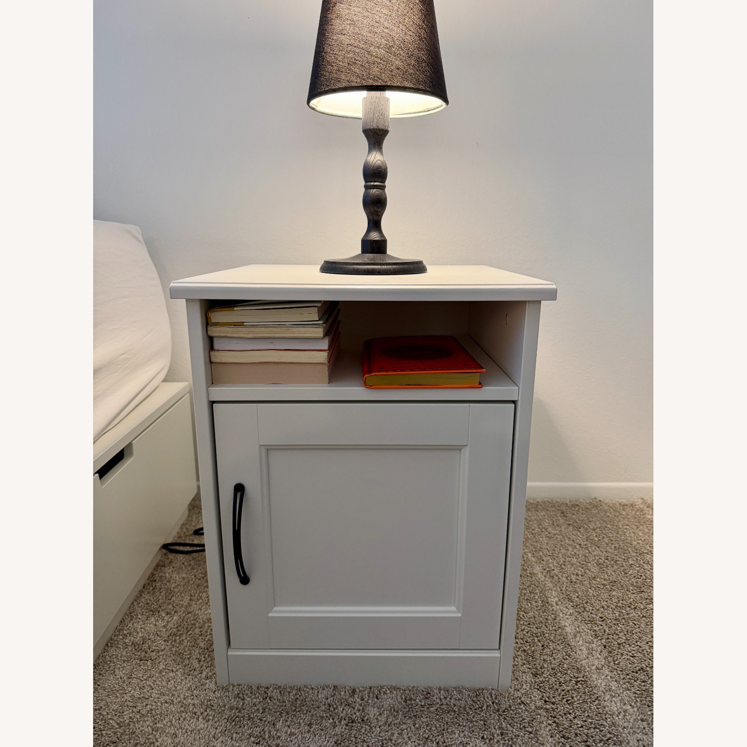 IKEA SONGESAND White Nightstand - image-2