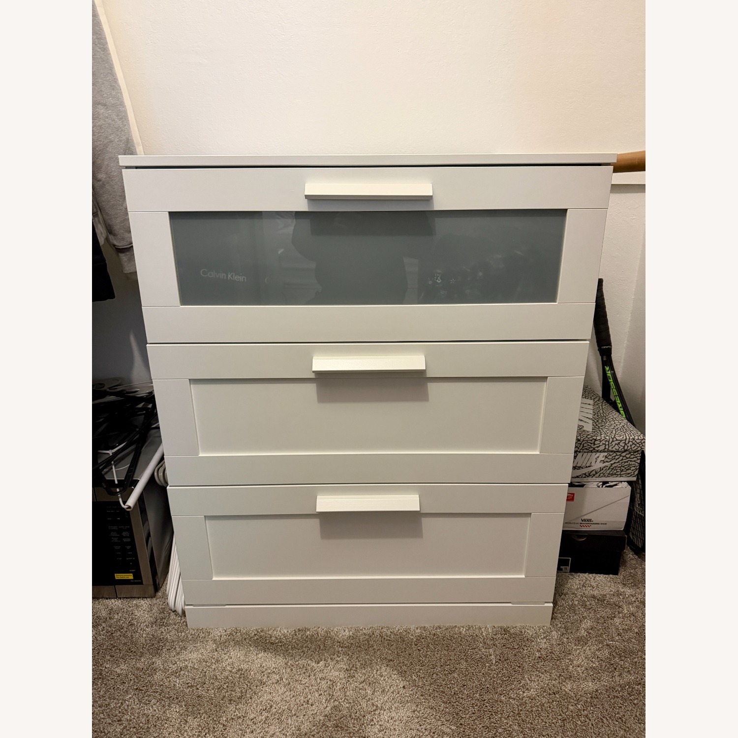 IKEA BRIMNES White Dresser - image-1