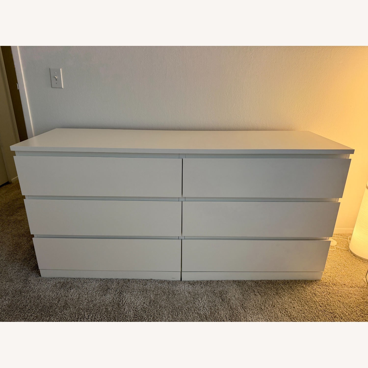 IKEA MALM White Dresser - image-1