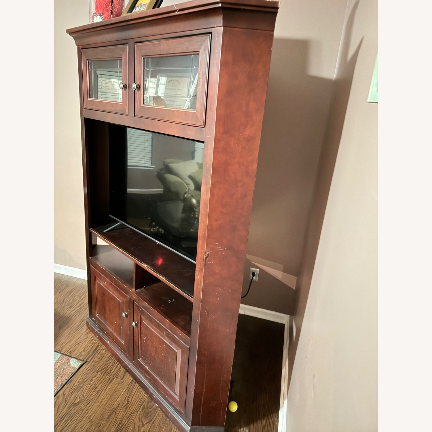 Dark Brown Media Storage - image-2