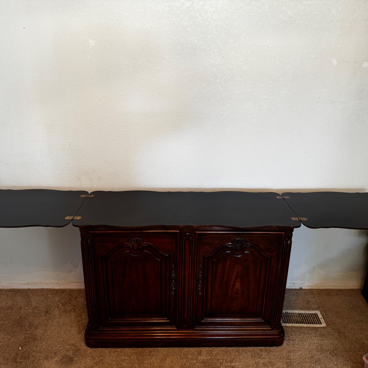 Drexel Dark Brown Wood Buffet Server - image-5