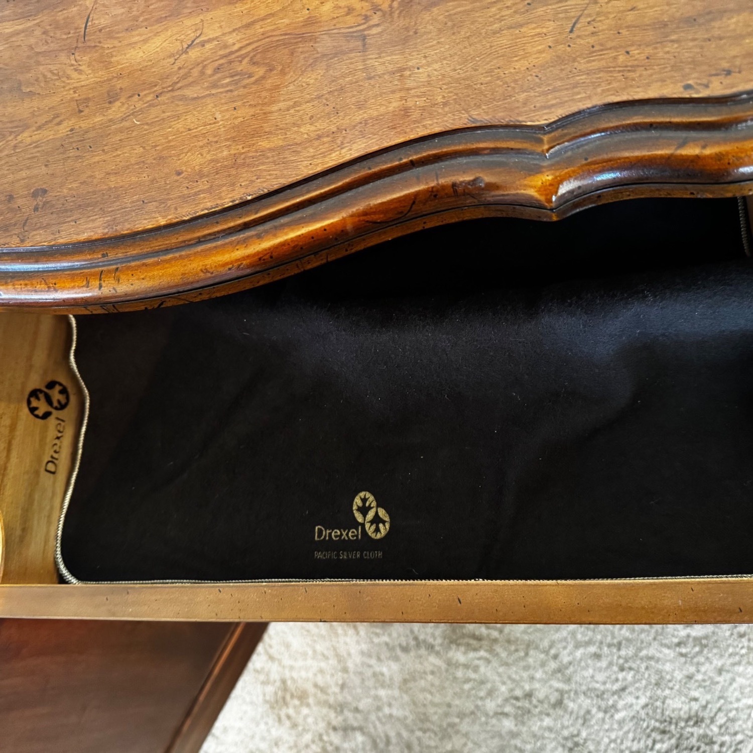 Drexel Dark Brown Wood Buffet Server - image-6