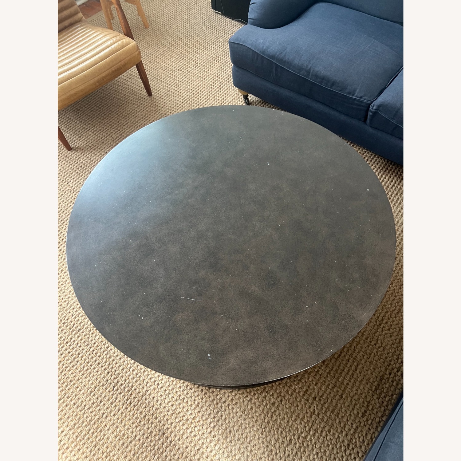 Restoration Hardware Mercer Round Coffee Table - image-2