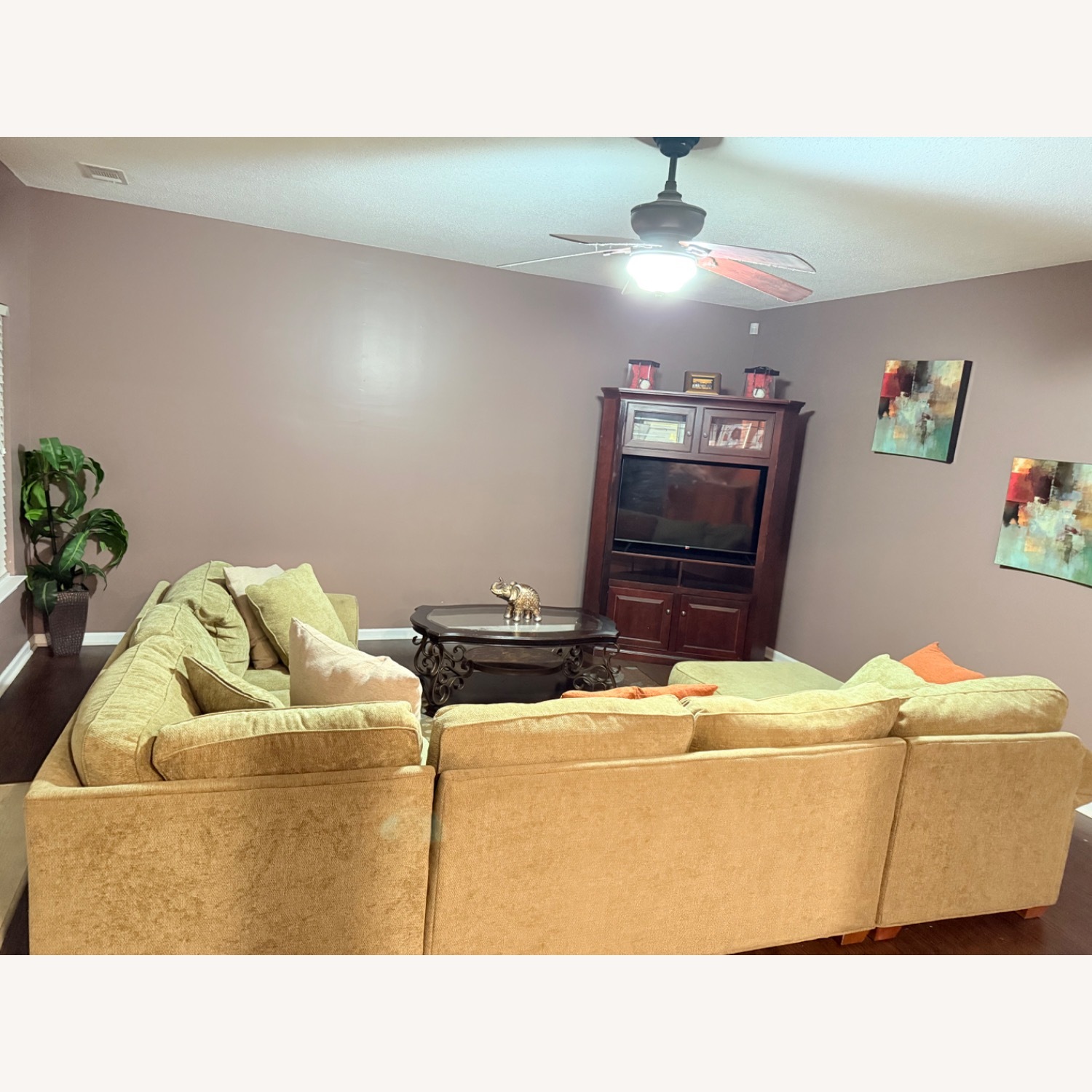 Green 3+ Piece Sectional - image-2