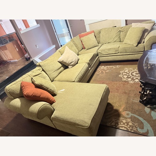 Used Green 3+ Piece Sectional for sale on AptDeco