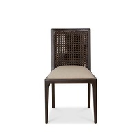 Messina Dark Brown Wood Dining Chairs