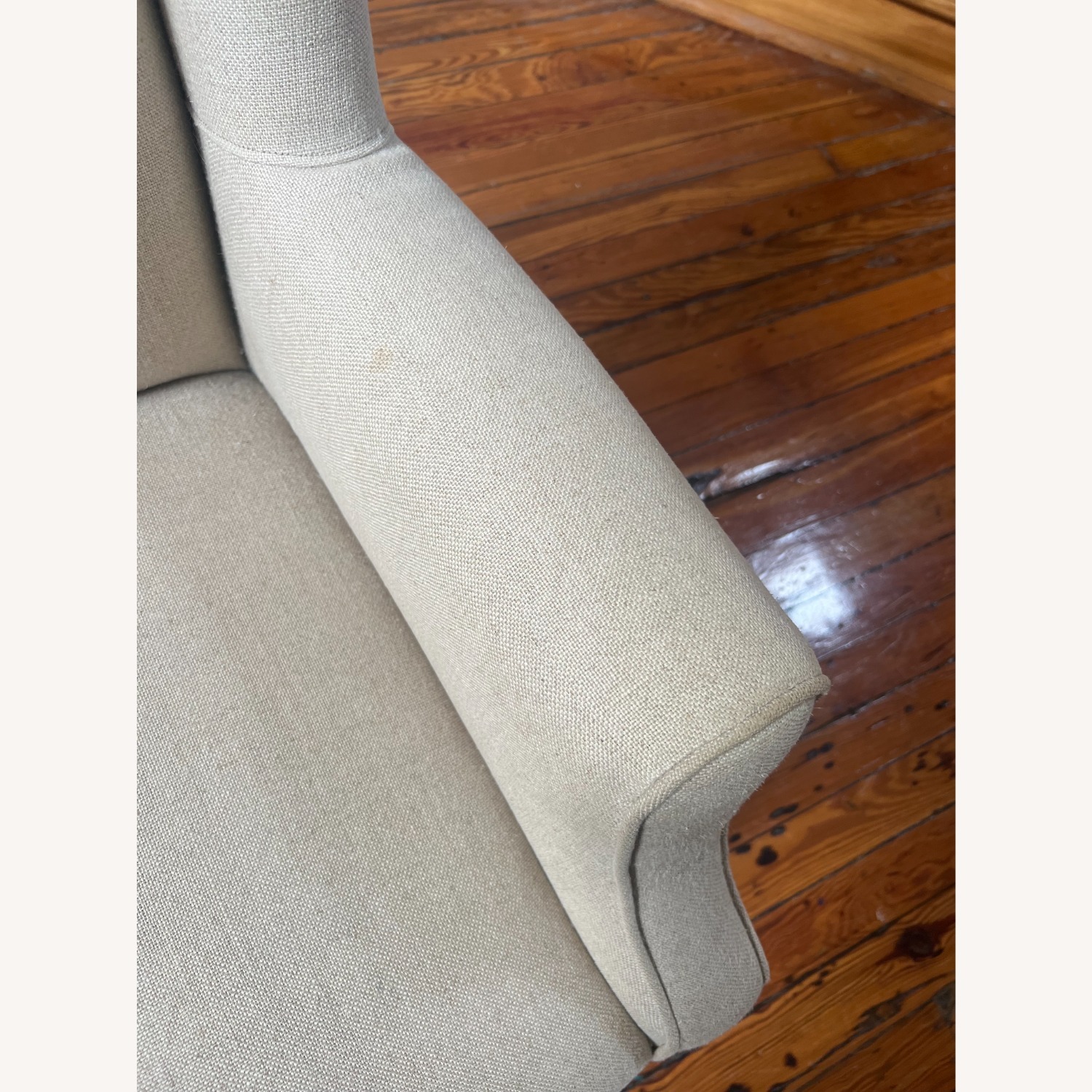 Beige Fabric Accent Chairs - image-2