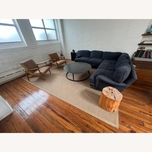 Used Restoration Hardware Wool Area Rug - Light Brown for sale on AptDeco