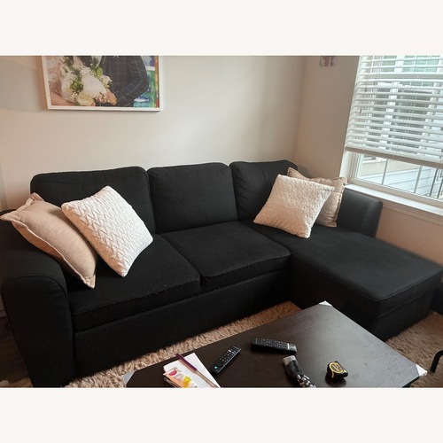 Used Structube Berto Corner Sofa Bed for sale on AptDeco