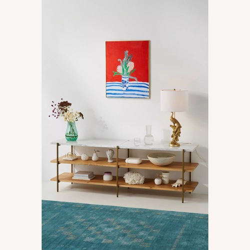 Used Anthropologie Maya Open Shelf Console for sale on AptDeco